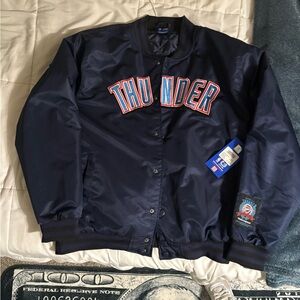 BRAND NEW OKC BOMBER JACKET SIZE XL VERY NICE JACKET